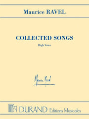Ravel - Collected Songs, High Voice-Vocal-Durand Editions Musicales-Engadine Music