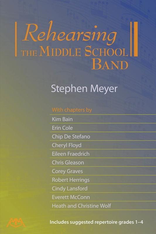 Rehearsing the Middle School Band-Reference-Meredith Music-Engadine Music