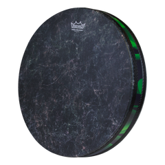 Remo 16” Green and Clean Nightwaves Ocean Drum - Green & Black