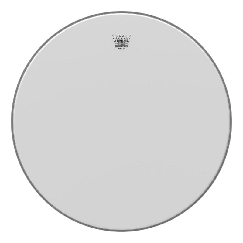 Remo Powerstroke 3 Series Coated Classic Fit Bass Drum Head - Various
