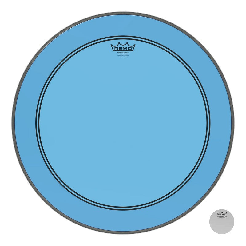 Remo Powerstroke 3 Series Colortone Bass Drum Head - Various