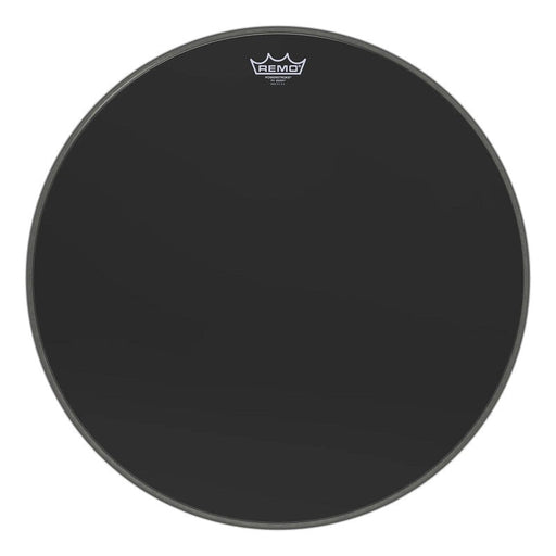 Remo Powerstroke 3 Series Ebony with Black DynamO Bass Drum Head - Various
