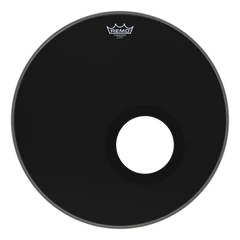 Remo Powerstroke 3 Series Ebony with Black DynamO Bass Drum Head - Various