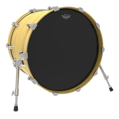 Remo Powerstroke 3 Series Ebony with Black DynamO Bass Drum Head - Various