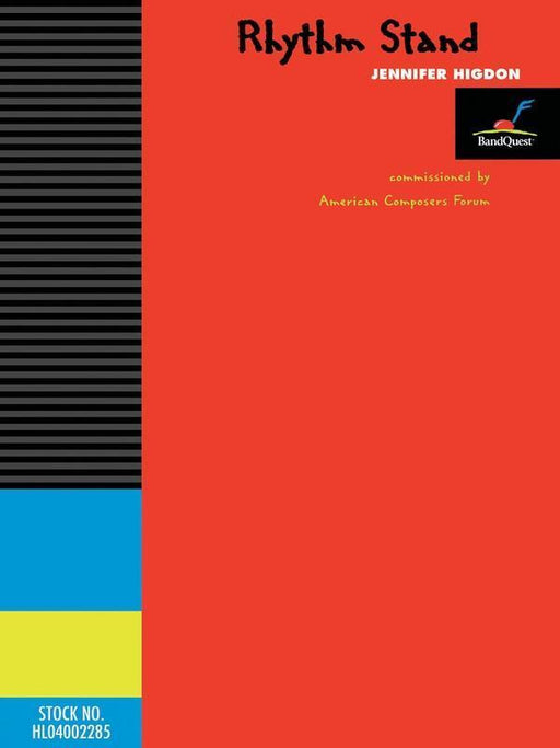 Rhythm Stand, Jennifer Higdon Concert Band Grade 3-Concert Band-American Composers Forum-Engadine Music