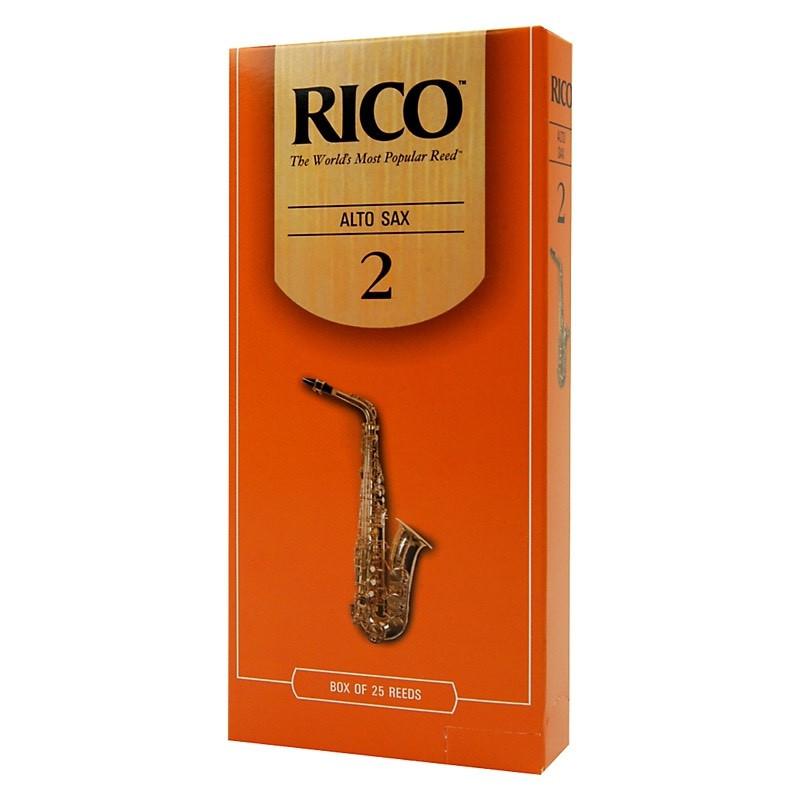 Rico Alto Saxophone Reeds Box of 25-Alto Saxophone Reeds-Rico-Engadine Music