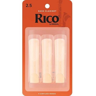 Rico Bass Clarinet Reeds 3 Pack