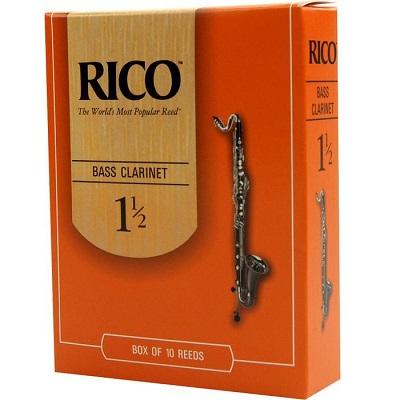 Rico Bass Clarinet Reeds Box of 10-Bass Clarinet Reeds-D'addario-Engadine Music
