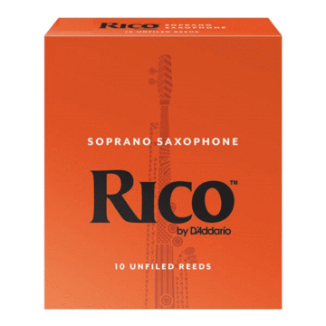 Rico Soprano Saxophone Reeds Box of 10