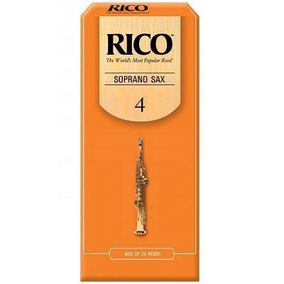 Rico Soprano Saxophone Reeds Box of 25-Soprano Saxophone Reeds-Rico-Engadine Music