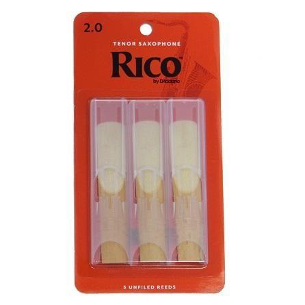 Rico Tenor Saxophone Reeds Pack of 3-Tenor Saxophone Reeds-Rico-Engadine Music