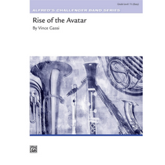 Rise of the Avatar, Vince Gassi Concert Band Chart Grade 1.5-Concert Band Chart-Alfred-Engadine Music