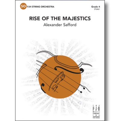 Rise of the Majestics, Alexander Safford String Orchestra Grade 4-String Orchestra-FJH Music Company-Engadine Music