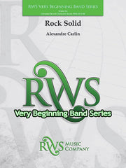 Rock Solid, Alexandre Carlin, Concert Band Grade 0.5