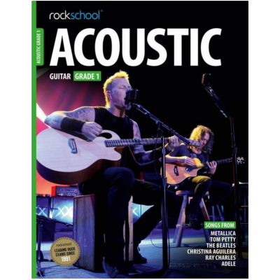 Rockschool Acoustic - Grade 1-Guitar & Folk-Rockschool-Engadine Music