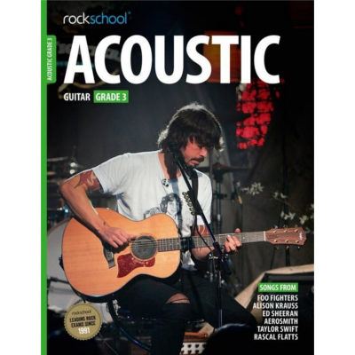 Rockschool Acoustic - Grade 3-Guitar & Folk-Rockschool-Engadine Music