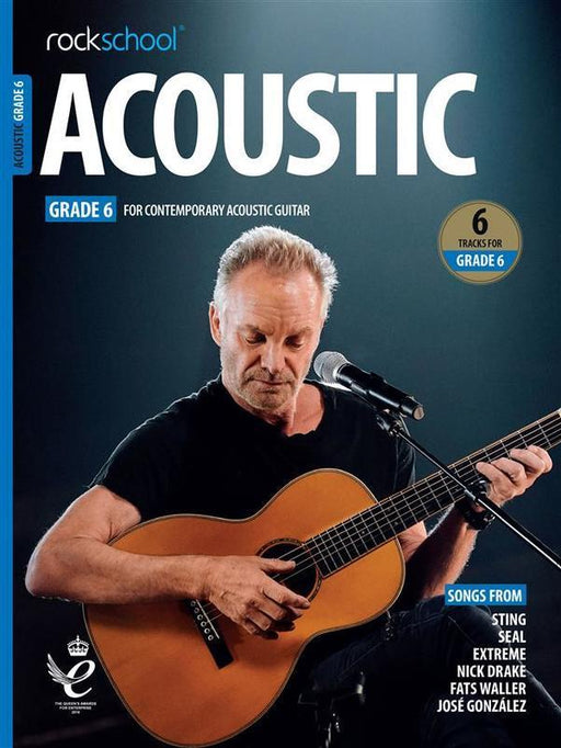 Rockschool Acoustic Guitar 2019 + - Grade 6-Guitar & Folk-Rockschool-Engadine Music