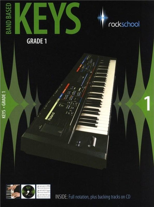 Rockschool Band Based Keys - Grade 1-Piano & Keyboard-Rockschool-Engadine Music