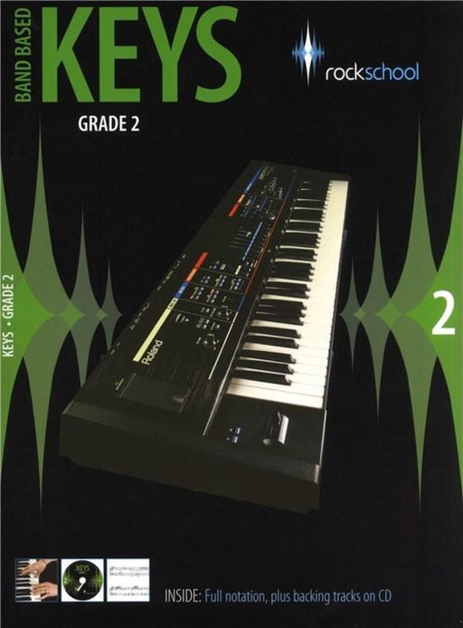 Rockschool Band Based Keys - Grade 2-Piano & Keyboard-Rockschool-Engadine Music