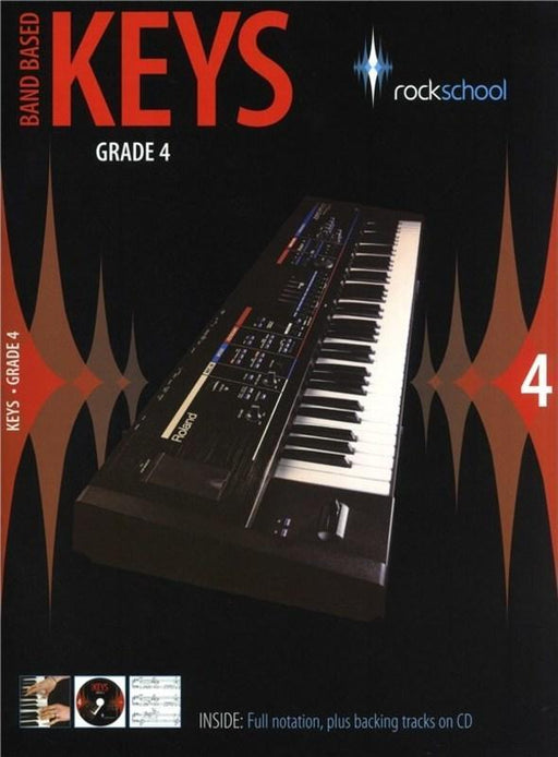 Rockschool Band Based Keys - Grade 4-Piano & Keyboard-Rockschool-Engadine Music