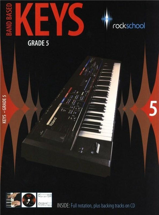 Rockschool Band Based Keys - Grade 5-Piano & Keyboard-Rockschool-Engadine Music