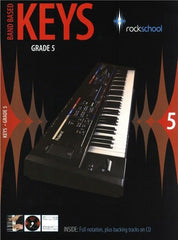 Rockschool Band Based Keys - Grade 5-Piano & Keyboard-Rockschool-Engadine Music