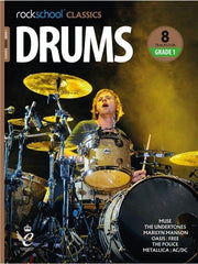 Rockschool Classics Drums - Grade 1-Percussion-Rockschool-Engadine Music