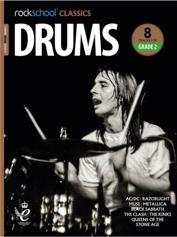 Rockschool Classics Drums - Grade 2-Percussion-Rockschool-Engadine Music