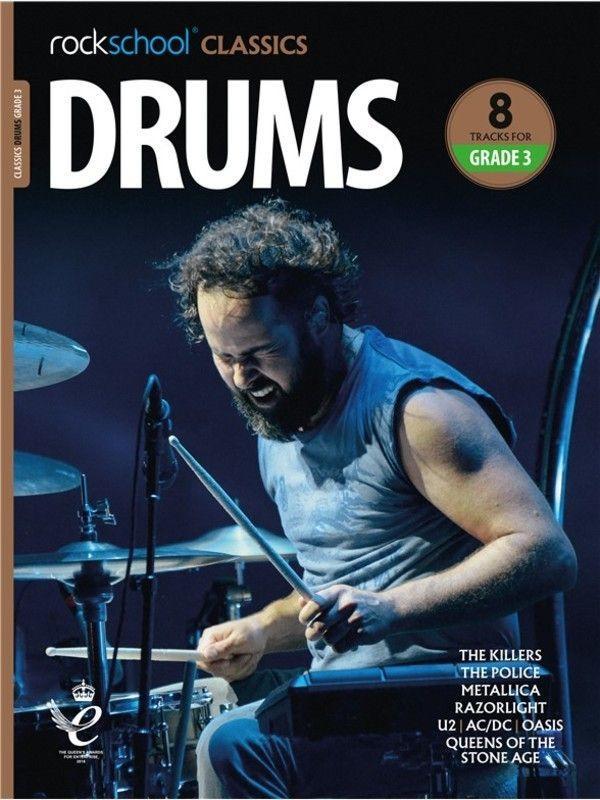 Rockschool Classics Drums - Grade 3-Percussion-Rockschool-Engadine Music