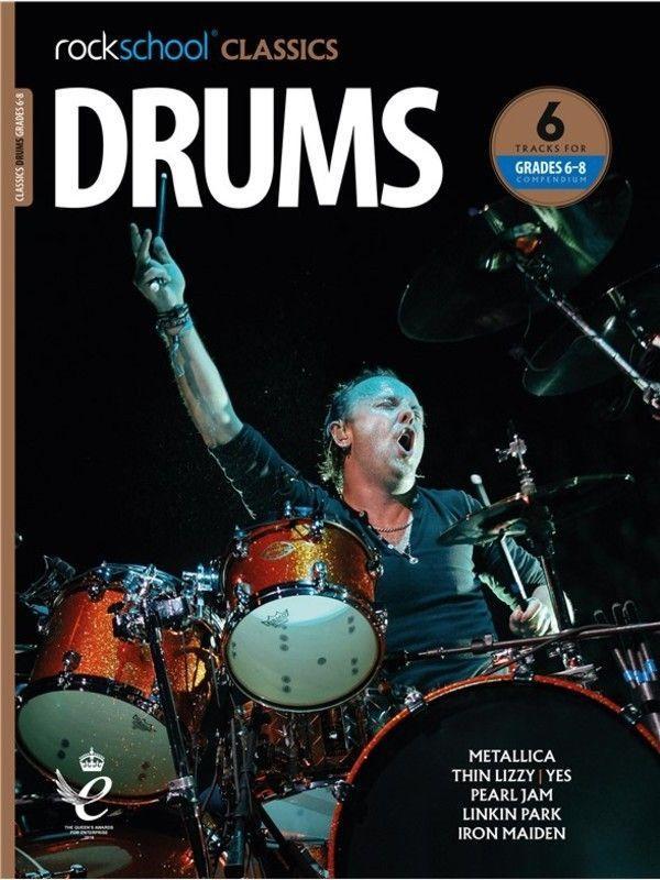 Rockschool Classics Drums - Grade 6-8-Percussion-Rockschool-Engadine Music