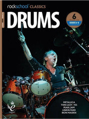 Rockschool Classics Drums - Grade 6-8-Percussion-Rockschool-Engadine Music