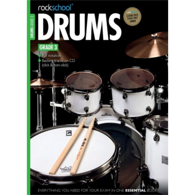 Rockschool Drums 2012-2018 - Grade 3-Percussion-Rockschool-Engadine Music