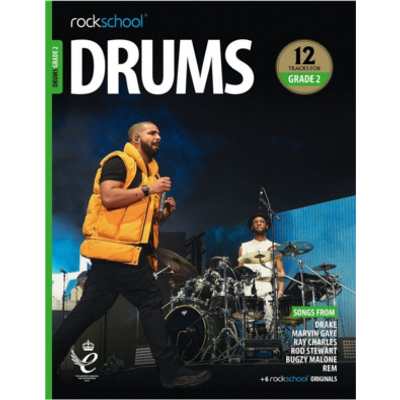 Rockschool Drums 2018-2024 - Grade 2-Percussion-Rockschool-Engadine Music