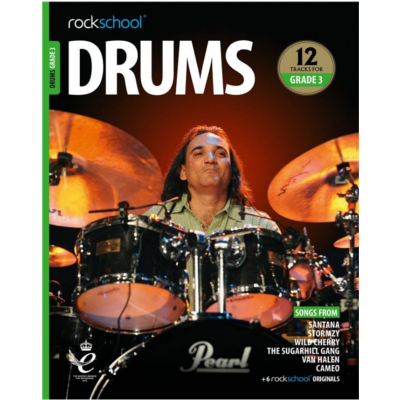 Rockschool Drums 2018-2024 - Grade 3-Percussion-Rockschool-Engadine Music