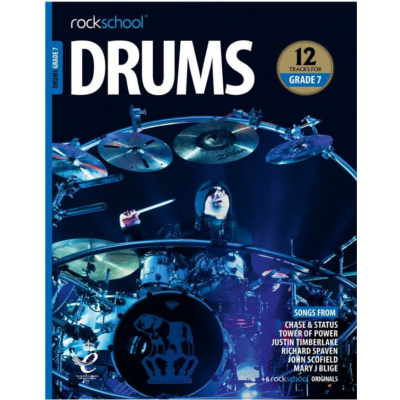 Rockschool Drums 2018-2024 - Grade 7-Percussion-Rockschool-Engadine Music