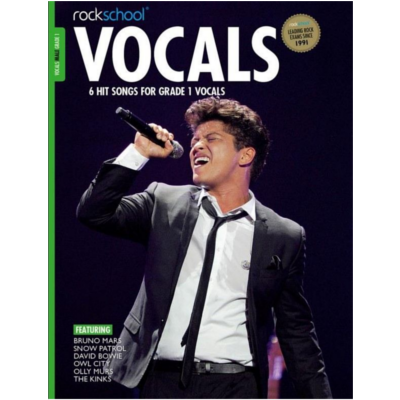 Rockschool Vocals 2014-2020 - Grade 1 Male-Vocal-Rockschool-Engadine Music