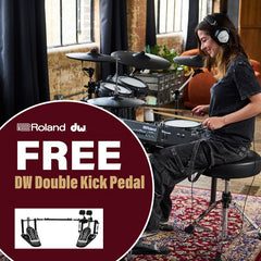 Roland V-Drums TD-313 Electronic Drum Kit BONUS Free Double Kick Pedal