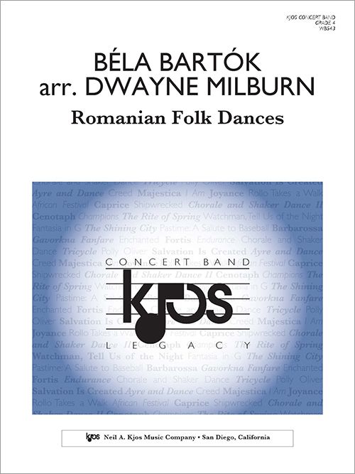 Romanian Folk Dances - Concert Band Grade 4