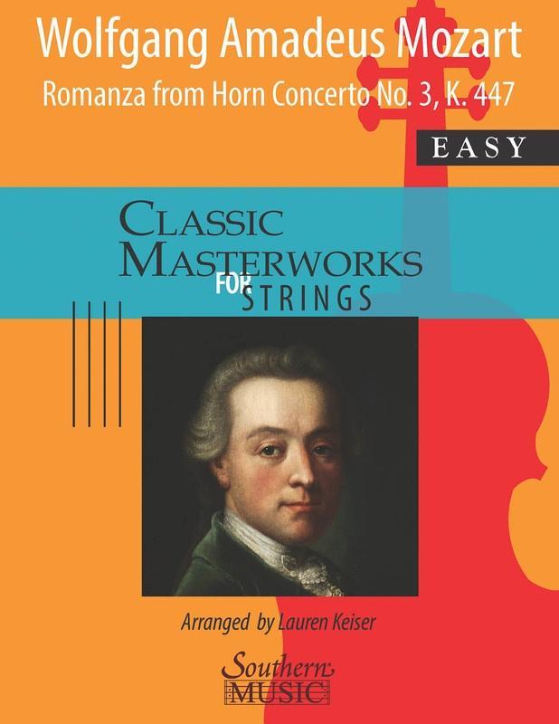 Romanza from Horn Concerto No. 3, K 447, Mozart Arr. Lauren Keiser String Orchestra Grade 2-String Orchestra-Southern Music Co.-Engadine Music