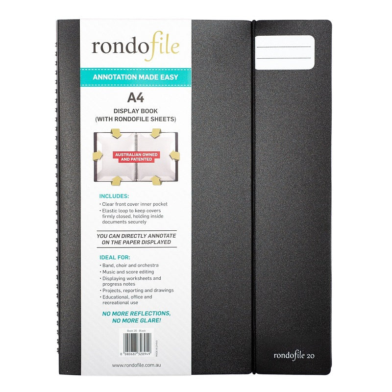 Rondofile 20 Sheet Display Music Folder