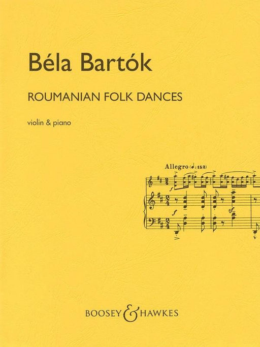 Roumanian Fold Dances, Violin and Piano-Strings-Boosey & Hawkes-Engadine Music