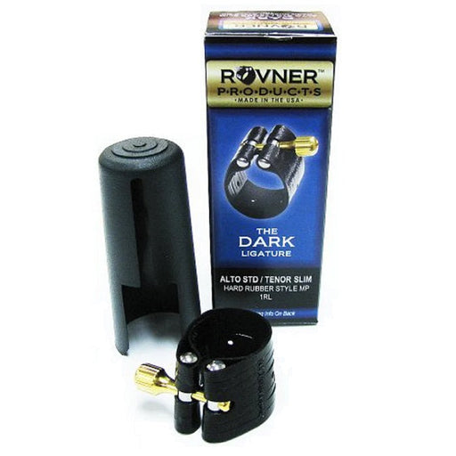 Rovner Hard Rubber Style Alto  / Slim Tenor Sax Dark Ligature 1RL