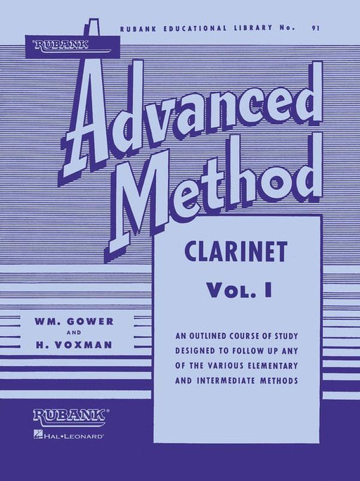 Rubank Advanced Method - Clarinet Vol. 1-Woodwind-Rubank Publications-Engadine Music