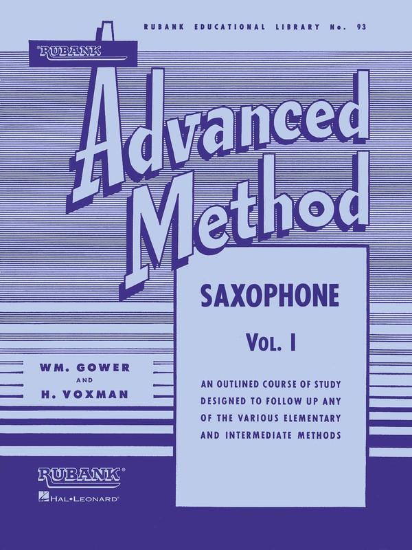 Rubank Advanced Method - Saxophone Vol. 1-Woodwind-Rubank Publications-Engadine Music