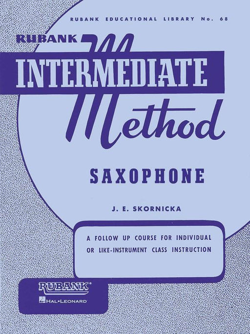 Rubank Intermediate Method - Saxophone-Woodwind-Rubank Publications-Engadine Music