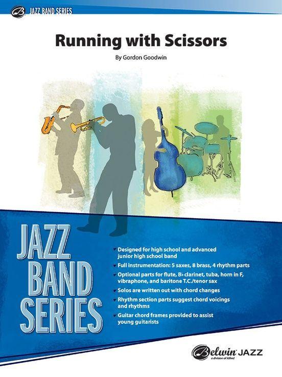 Running with Scissors, Gordon Goodwin Stage Band Chart Grade 3.5-Stage Band chart-Alfred-Engadine Music