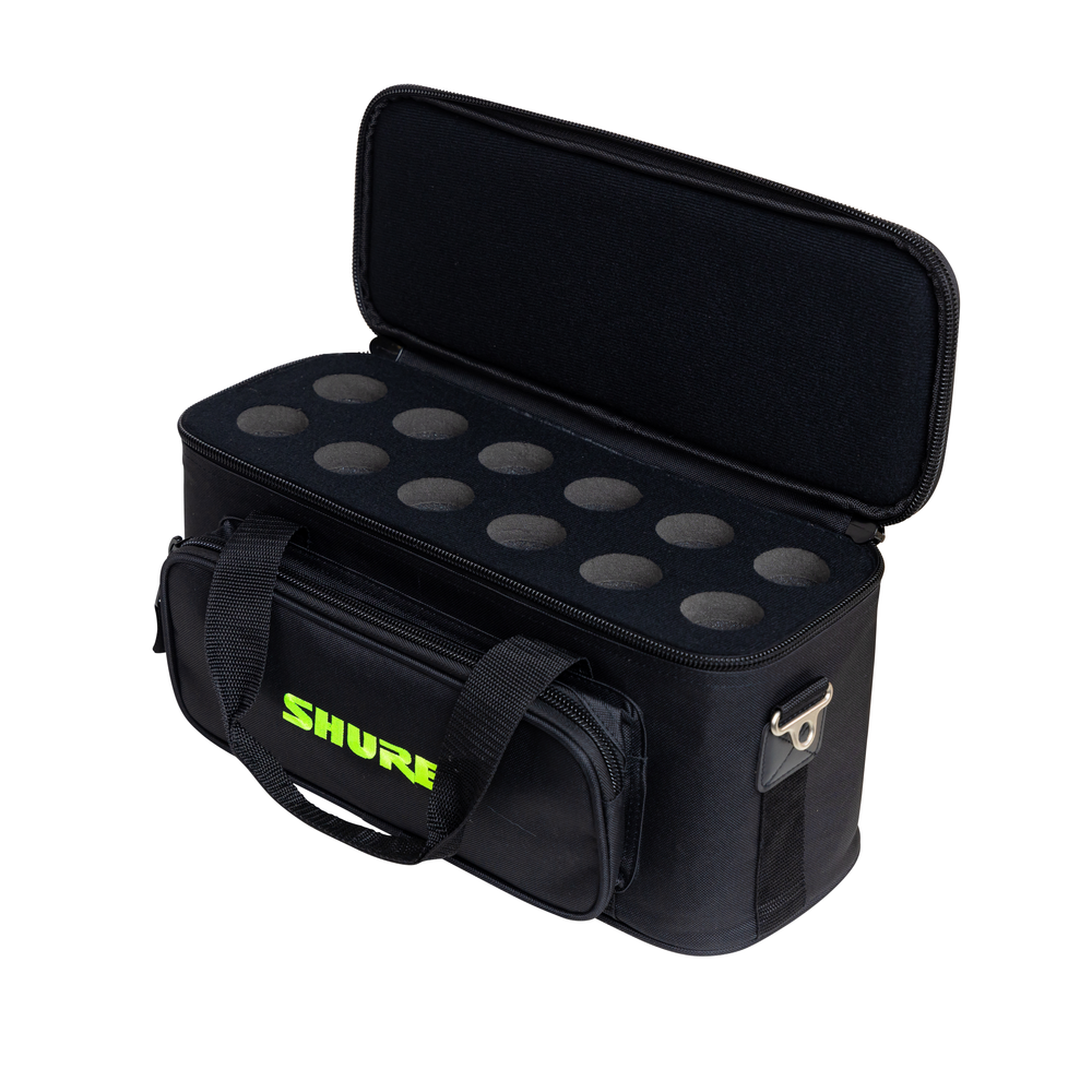 Shure By Gator Microphone Bag that Holds Up to 12 Mics