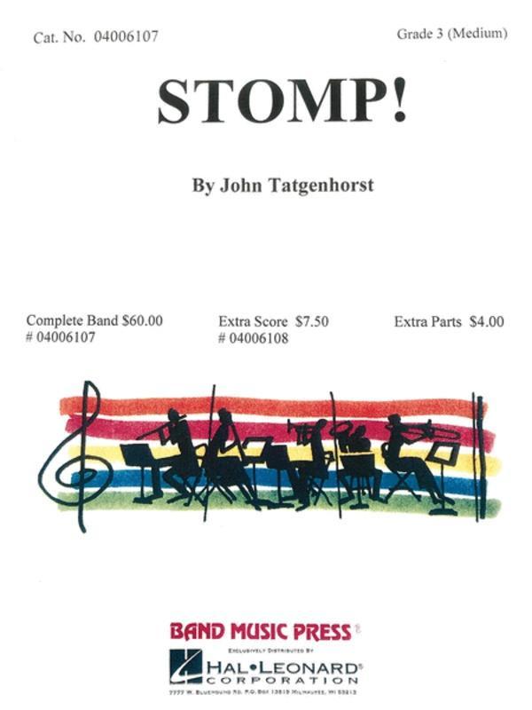 STOMP! John Tatgenhorst Concert Band Grade 3-Concert Band-Band Music Press-Engadine Music