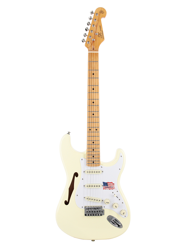 SX American Alder Semi-Hollow Electric Guitar