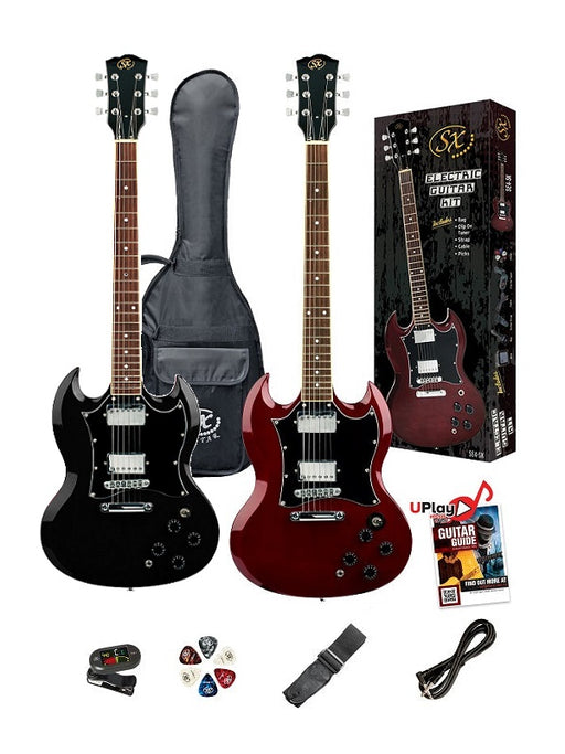 SX GTSE4 SG Electric Guitar Pack
